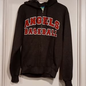 Angels baseball zip up jacket brand champion